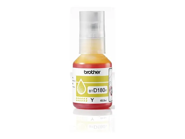 Brother BTD180Y - Gul original blekkrefill for DCP-T580DW