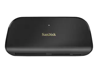 SanDisk ImageMate PRO - Kortleser (microSD, microSDHC, microSDXC, SD, SDHC, SDXC, SDHC UHS-I, SDHC UHS-II, SDXC UHS-I, SDHC UHS-II, CF) USB 3.0/USB-C