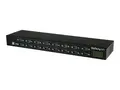 StarTech.com USB to Serial Hub 16 Port - COM Port Retention - Rack Mount and Daisy Chainable - FTDI USB to RS232 Hub (ICUSB23216FD) - Seriell adapter - USB 2.0 - RS-232 x 16 - svart