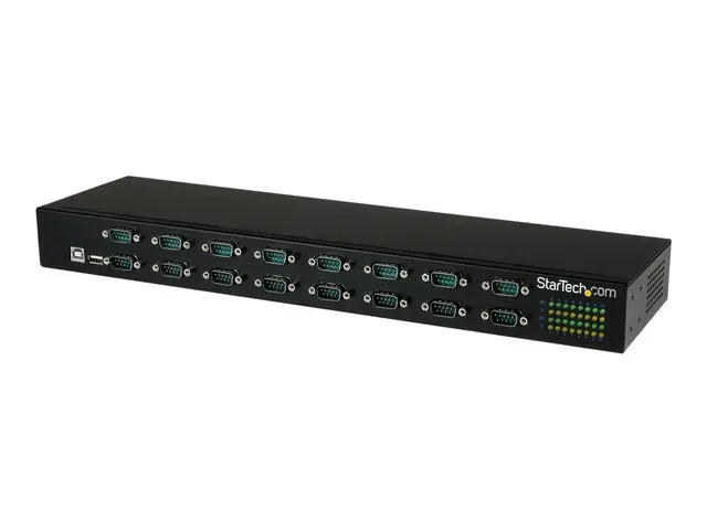 StarTech.com USB to Serial Hub - 16 Port COM Retention Rack Mount ...