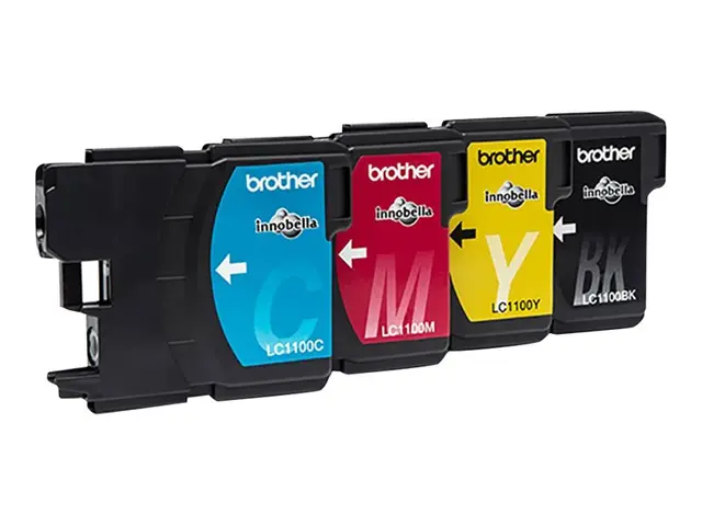 Brother LC1100 Value Pack - 4-pack svart, gul, cyan, magenta origi...