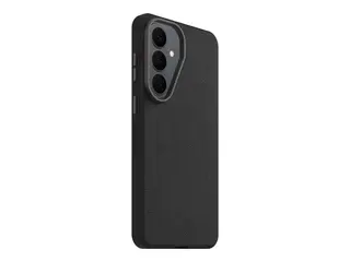 OtterBox Symmetry Series Cactus Leather - Baksidedeksel for mobiltelefon kaktuslær, polyuretan - noir aske (svart) - for Samsung Galaxy S26+
