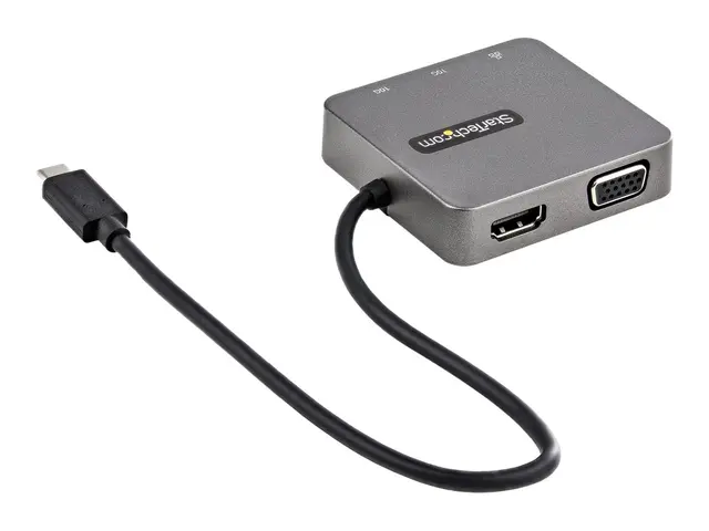 StarTech.com USB-C Multiport Adapter - USB 3.1 Gen 2 Type-C Mini D...