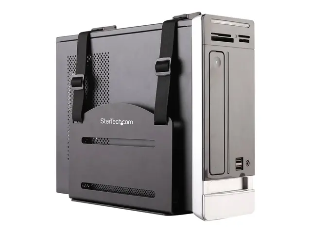 StarTech.com Wall Mount CPU Holder - Adjustable Width 4.8in to 8.3...