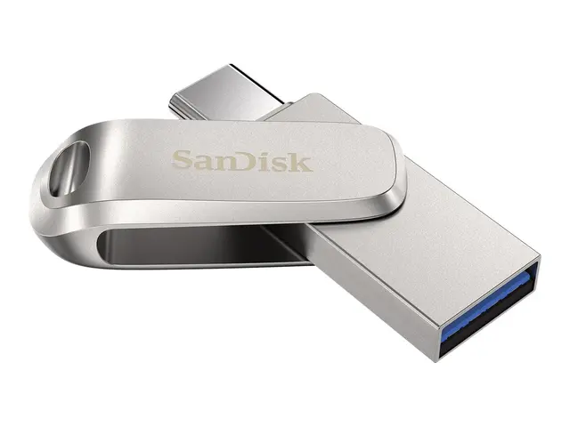 SanDisk Ultra Dual Drive Luxe - USB-flashstasjon 64 GB USB 3.2 Gen...