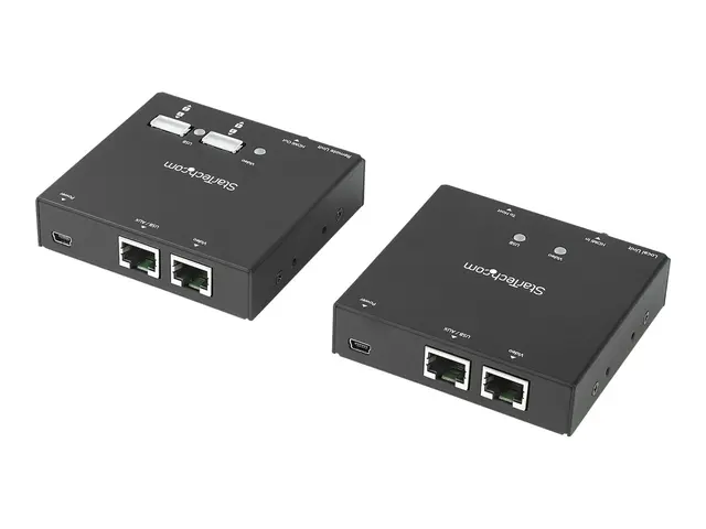 StarTech.com HDMI over CAT6 Extender with 4-port USB Hub - Remote ...