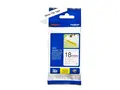 Brother TZe-S241 - Sterkt adhesiv svart på hvitt - Rull (1,8 cm x 8 m) 1 kassett(er) laminert teip - for P-Touch PT-E550; P-Touch Cube PT-P910; P-Touch Cube Plus PT-P710; P-Touch Cube Pro PT-P910