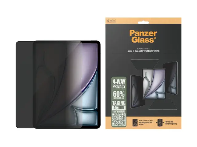 PanzerGlass - Skjermbeskyttelse for nettbrett - ultrabred passform...