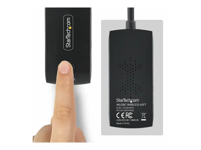 Startech - Trådløs video/lyd/infrarød-utvider - HDMI, USB-C - opp ...