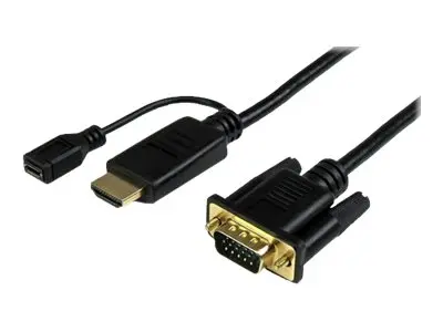 StarTech.com HDMI to VGA Cable - 6ft 2m - 1080p - Active Conversio...
