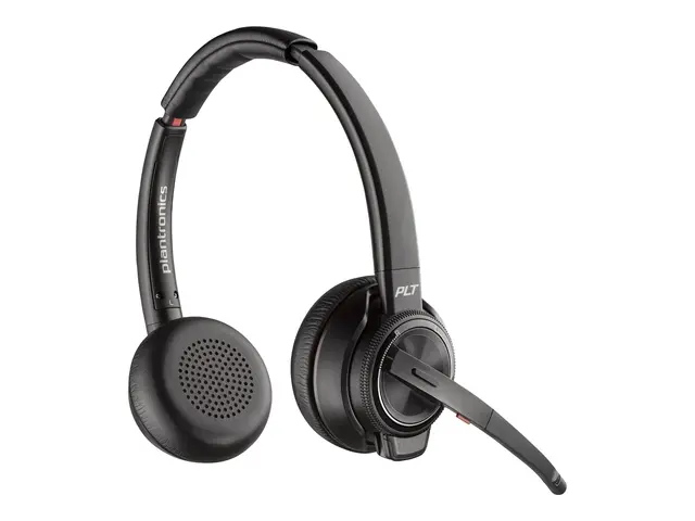 Poly Savi 8220-M Office - 8200 series hodesett on-ear DECT / Bluet...