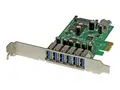 STARTECH 7 PT PCIE USB 3.0 ADAPTER CAR SATA POWER UASP SUPPORT