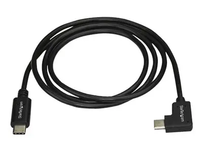 StarTech.com Right Angle USB-C Cable - 1m / 3 ft - Reversible - M/...