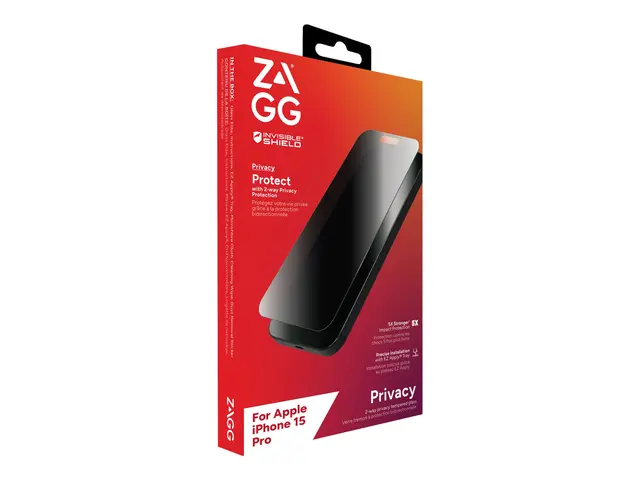 ZAGG InvisibleShield Glass Elite Privacy - Skjermbeskyttelse for m...