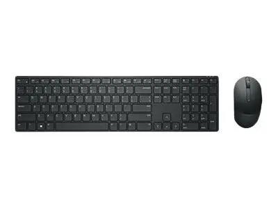 Dell Pro KM5221W - Tastatur- og mussett trådløs 2.4 GHz QWERTY Pan...
