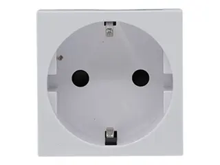 Shelly - Strømsokkelmekanisme - Type F - 1 strømsokkel 5 A - AC 230 V - hvit