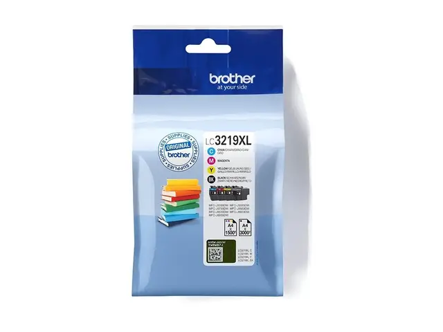 Brother LC3219XL Value Pack - 4-pack - XL - svart, gul, cyan, mage...