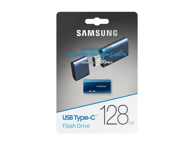Samsung MUF-128DA - USB-flashstasjon 128 GB USB-C 3.2 Gen 1 blå