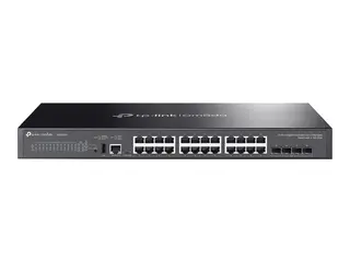 TP-Link Omada SG5428X V1 - Switch L3 Lite - Styrt - 24 x 10/100/1000 + 4 x 10Gb Ethernet SFP+ - rackmonterbar
