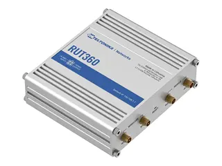 Teltonika RUT360 - Tr&#229;dl&#248;s ruter WWAN - Wi-Fi - 2,4 GHz - DIN-skinnemonterbar, overflatemonterbar