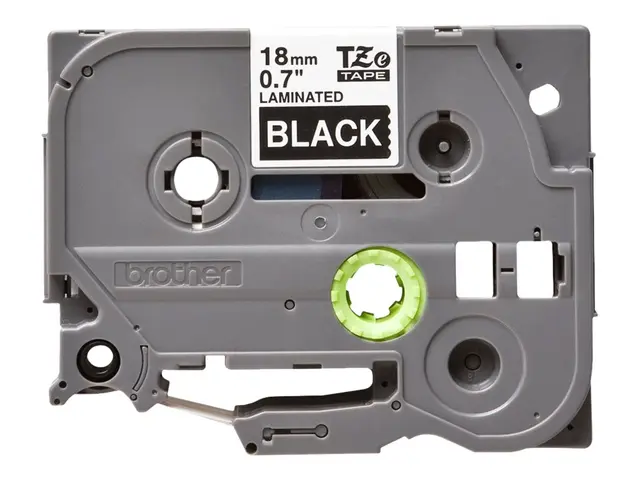 Brother TZe-345 - Selv-adhesiv hvitt på svart Rull (1,8 cm x 8 m) ...