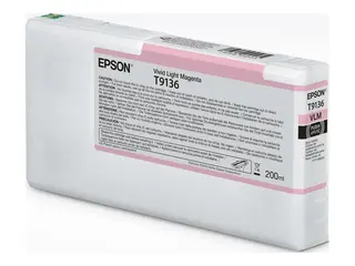 Epson T9136 - 200 ml - livlig lys magenta original - blekkpatron - for SureColor SC-P5000 STD Spectro, SC-P5000 Violet, SC-P5000 Violet Spectro