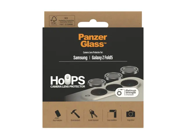 PanzerGlass - Linsebeskytter for mobiltelefon svart Samsung Galaxy...