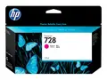 HP 728 - 130 ml - magenta - original DesignJet - blekkpatron - for DesignJet T730, T830