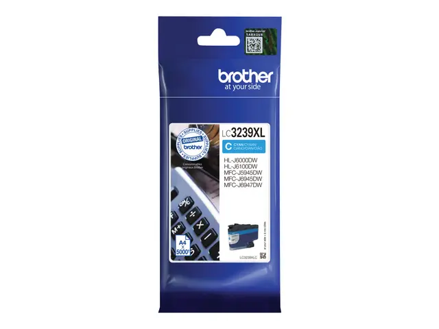Brother LC3239XLC - Cyan original blekkpatron for HL-J6000DW, HL-J...