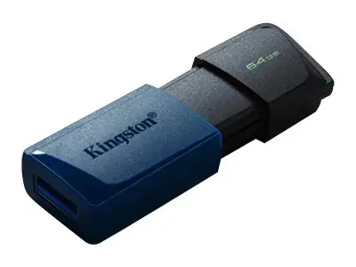 Kingston DataTraveler - USB-flashstasjon 64 GB USB 3.2 Gen 1 (en p...