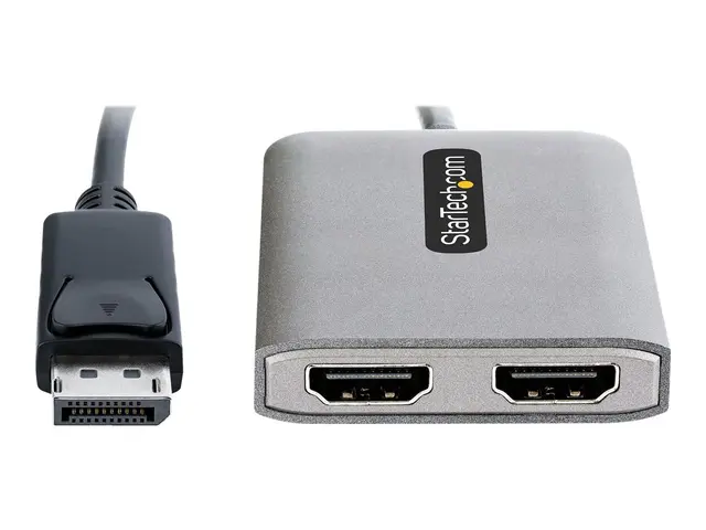 StarTech.com DP to Dual HDMI MST HUB, 4K 60Hz, DisplayPort Multi M...