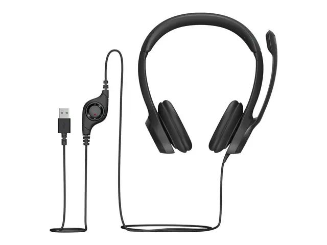 Logitech USB Headset H390 - Hodesett - full størrelse - kablet