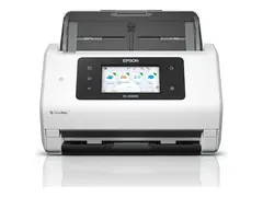 Epson WorkForce DS-800WN - Dokumentskanner Dupleks - A4/Legal - 600 dpi x 600 dpi - inntil 50 spm (mono) / inntil 50 spm (farge) - ADF (100 ark) - inntil 8000 skann pr. dag - USB 3.2 Gen 1x1, Gigabit LAN, USB 2.0 (Host), Wi-Fi