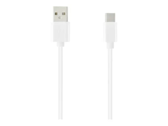 Key - USB-kabel USB-C (hann) til USB 2.4 A 3 m hvit