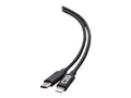 C2G 6ft (1.8m) USB-C Male to Lightning Male Sync and Charging Cable Black - Lightning-kabel - 24 pin USB-C hann til Lightning hann - 1.83 m - svart - USB Power Delivery (20 W), up to 480 Mbps