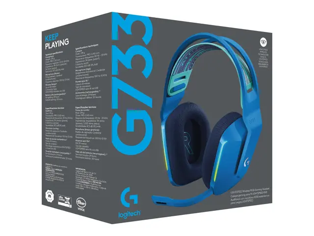 Logitech G G733 LIGHTSPEED Wireless RGB Gaming Headset - Hodesett ...