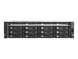 QNAP TL-R1210TC4-RP - Harddiskarray - 12 brønner (SATA-600) USB 4.0 (ekstern) - kan monteres i rack - 2U