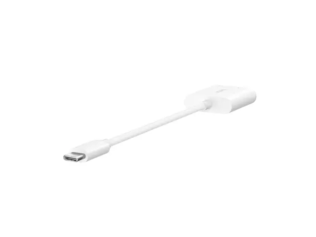 Belkin RockStar - USB-C til hodetelefonjakk / ladeadapter hann USB...