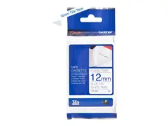 Brother TZe-FA3 - T&#248;y - adhesiv bl&#229;tt p&#229; hvitt - Rull (1,2 cm x 3 m) 1 kassett(er) p&#229;strykingsb&#229;nd - for P-Touch PT-E310; P-Touch Cube PT-P910; P-Touch Cube Plus PT-P710; P-Touch Cube Pro PT-P910