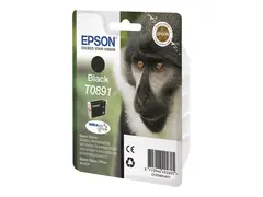 Epson T0891 - Svart - original blære med RF/lyd-alarm - blekkpatron - for Stylus S21, SX110, SX115, SX210, SX215, SX218, SX400, SX410, SX415; Stylus Office BX300