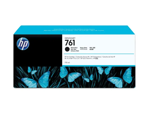 HP 761 - 775 ml høykapasitets matt svart original DesignJet blekkp...