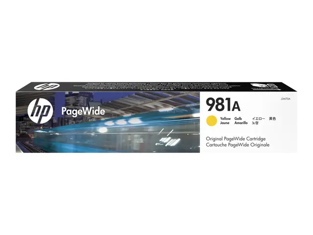 HP 981A - 69 ml - gul - original - PageWide - blekkpatron - for Pa...
