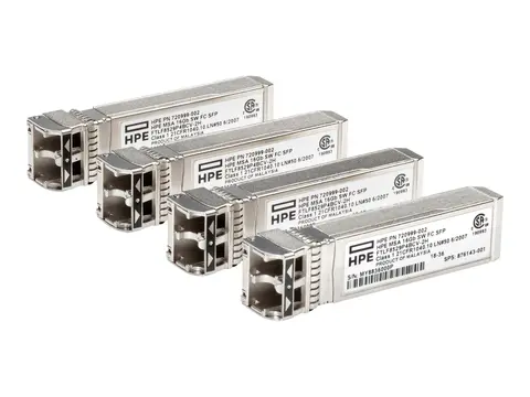 HPE MSA - SFP+ transceivermodul - 32 Gb-fiberkanal (SW) (en pakke 4)
