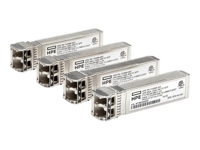 HPE MSA - SFP+ transceivermodul - 32 Gb-fiberkanal (SW) (en pakke 4)