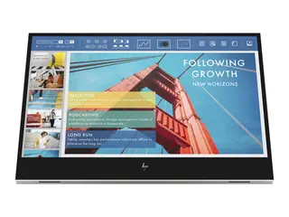 HP E14 G4 Portable - LED-skjerm 14&quot; - portabel - 1920 x 1080 Full HD (1080p) @ 60 Hz - IPS - 400 cd/m&#178; - 800:1 - 5 ms - 2xUSB-C - s&#248;lvstativ