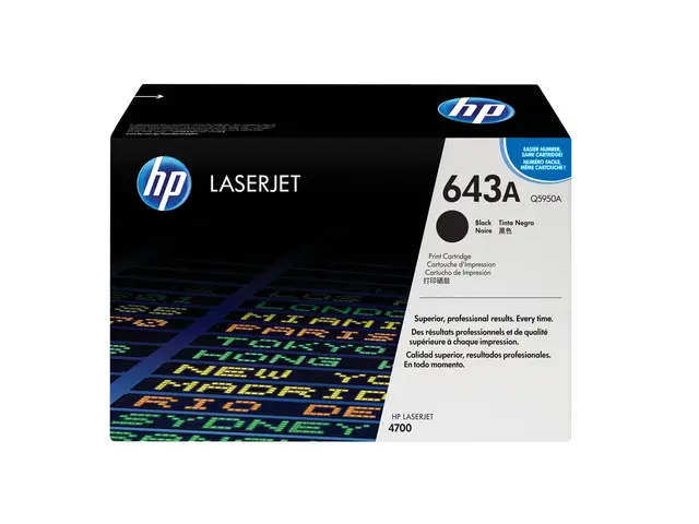 HP 643A - Svart - original - LaserJet - tonerpatron (Q5950A) - for...