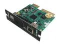 APC Network Management Card LCES2 with Modbus, Ethernet and Aux Sensors Adapter for fjernstyrt administrasjon - 1GbE, Modbus, USB - 1000Base-T - for P/N: GVSUPS40KGSUS, GVSUPS50KFSUS, GVSUPS50KGSUS, GVSUPS60KGSUS, GVSUPS80KGSUS