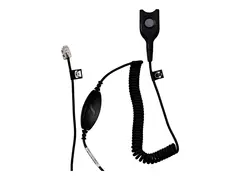 EPOS CEUL 34 - Hodetelefonkabel EasyDisconnect til RJ-9 hann - kveilet seksjon - for IMPACT SC 238, 268, 638, 668; Sennheiser IMPACT SC 238, SC 268, SC 638, SC 668