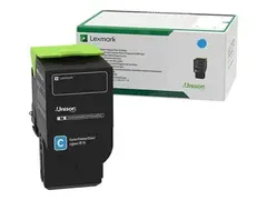 Lexmark - Ekstra høy ytelse - cyan original - tonerpatron LCCP, LRP - for Lexmark CS421, CS521, CS622, CX421, CX522, CX622, CX625