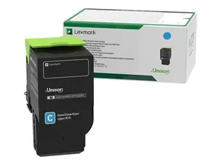 Lexmark - Ekstra høy ytelse - cyan original - tonerpatron LCCP, LRP - for Lexmark CS421, CS521, CS622, CX421, CX522, CX622, CX625